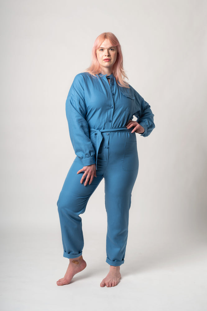 ROCKET JUMPSUIT ETHEREAL BLUE - WE BANDITS