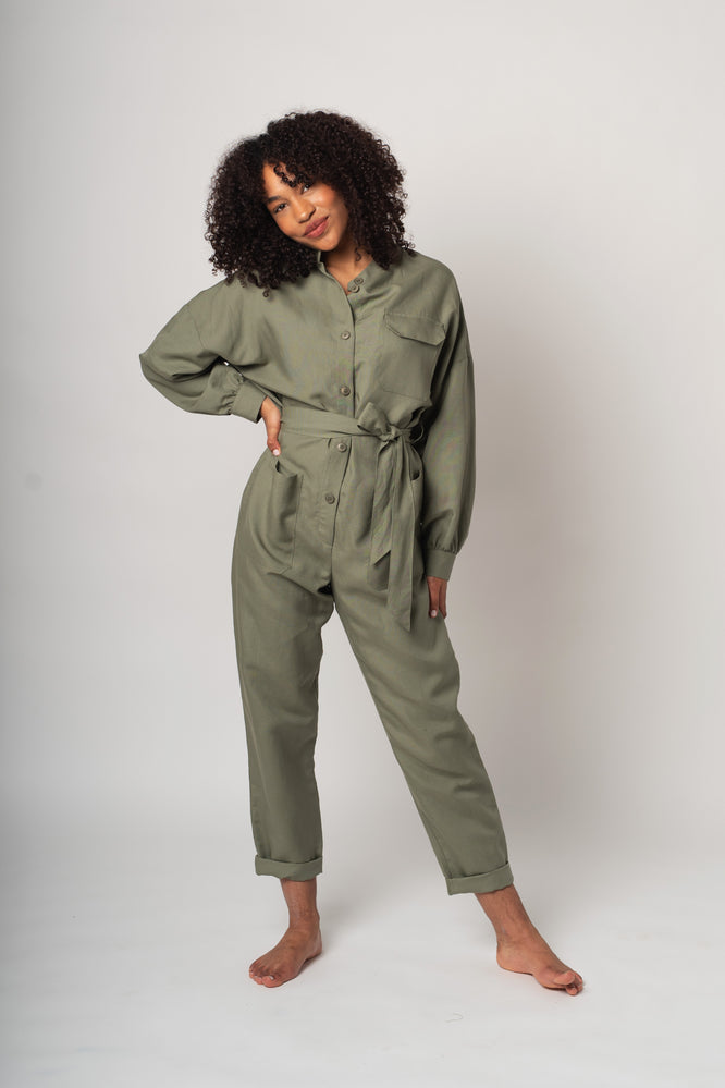 ROCKET JUMPSUIT EPSOM GREEN - WE BANDITS