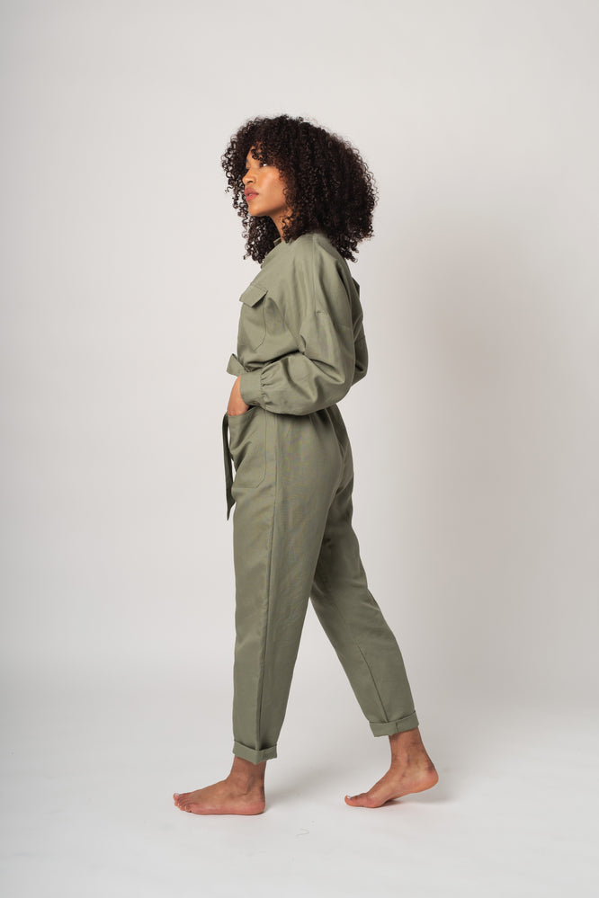 ROCKET JUMPSUIT EPSOM GREEN - WE BANDITS