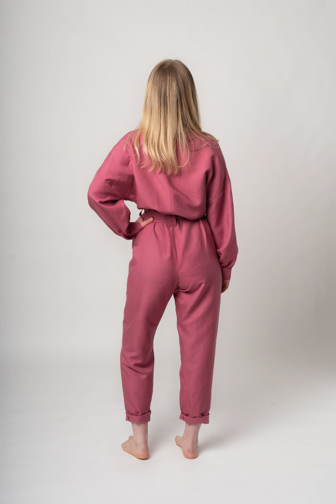 ROCKET JUMPSUIT RASPBERRY PINK - WE BANDITS