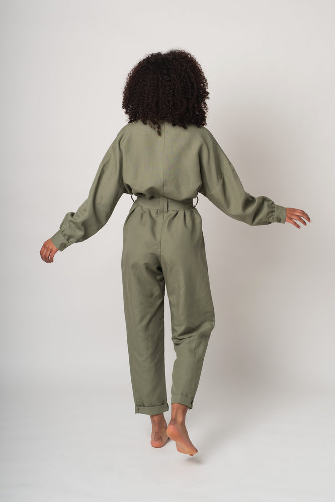 ROCKET JUMPSUIT EPSOM GREEN - WE BANDITS