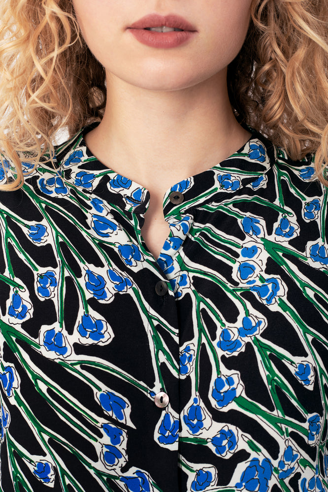 KIMMY DRESS WILD BLOOM BLACK - WE BANDITS