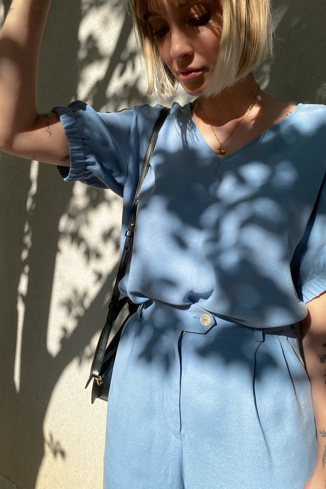 ALBA TOP ARCTIC BLUE - WE BANDITS