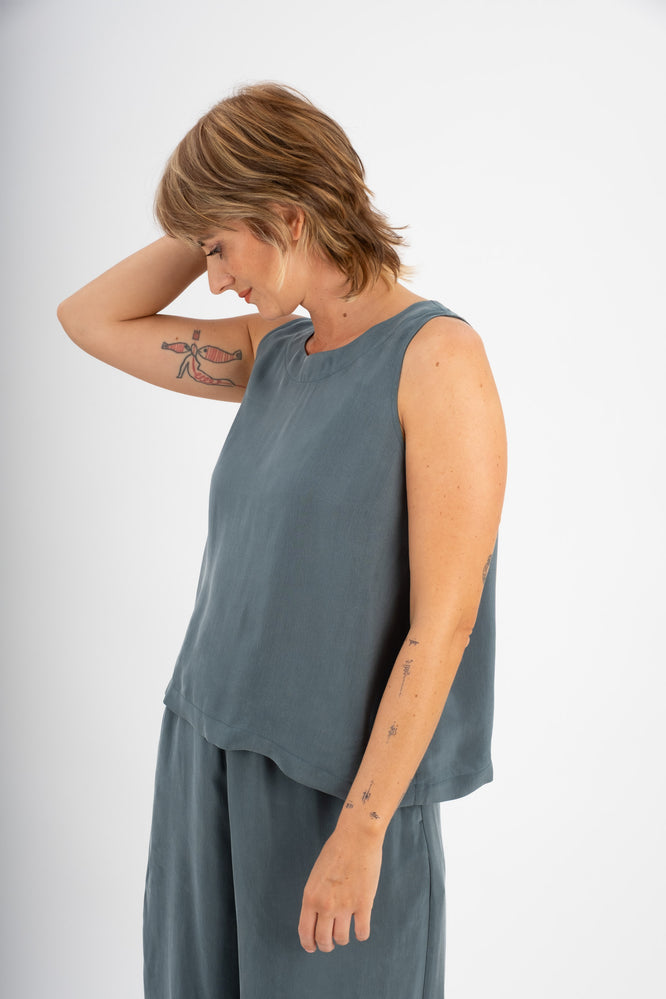 KASIA TOP PETROL GREEN - WE BANDITS