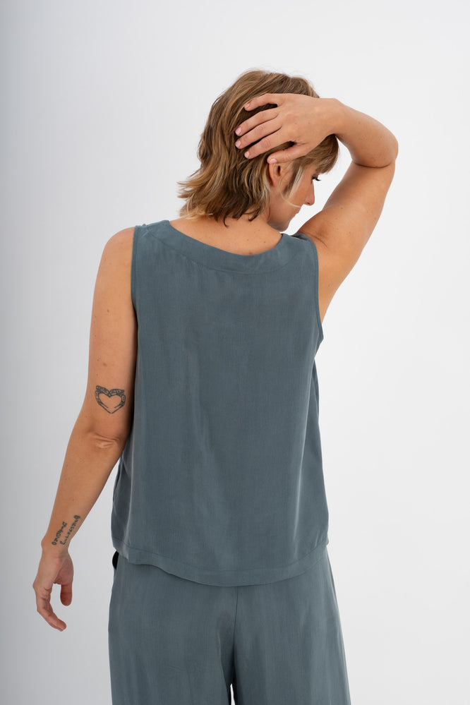KASIA TOP PETROL GREEN - WE BANDITS