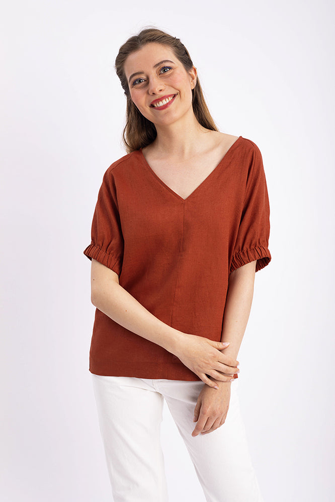 ALBA TOP CINNAMON - WE BANDITS
