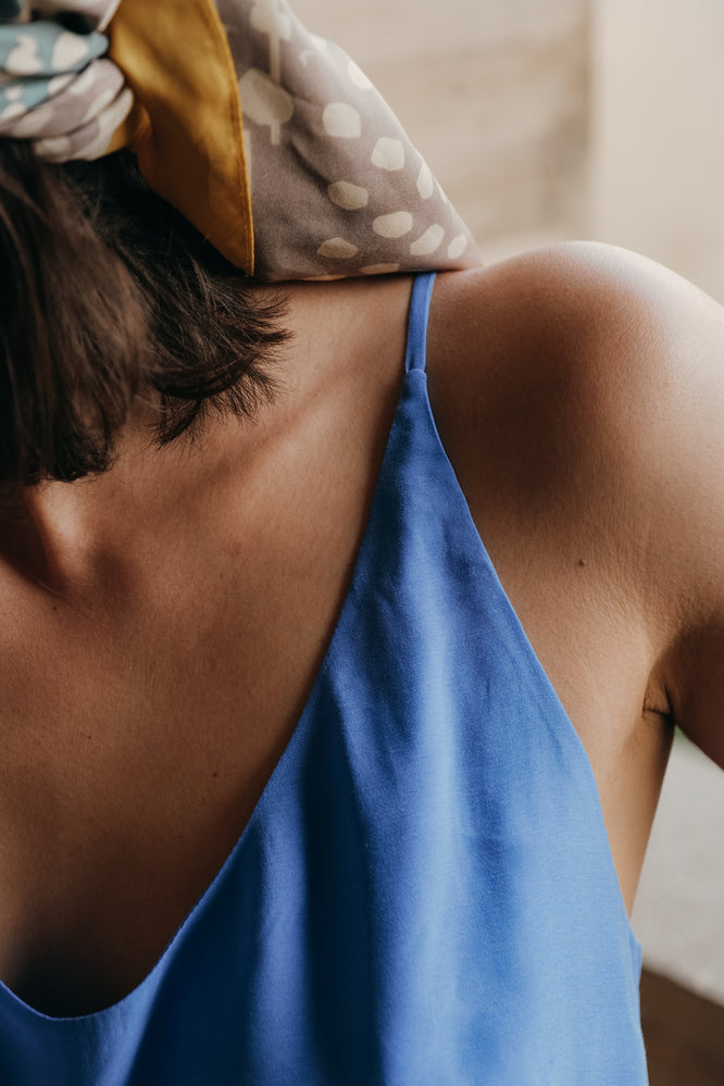 CARLA TOP APENNINE BLUE - WE BANDITS