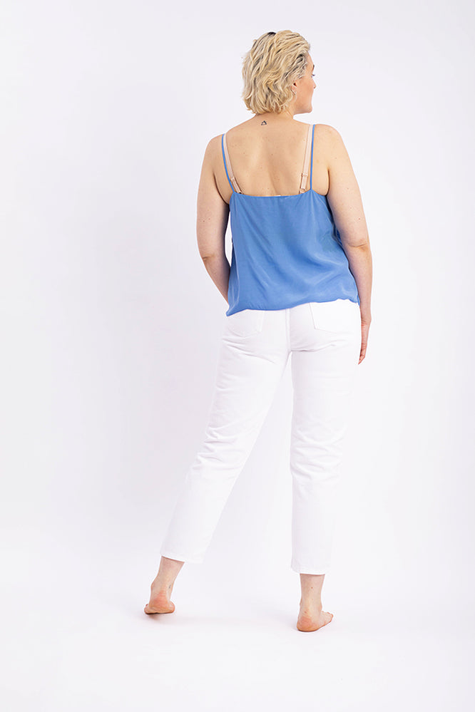 CARLA TOP APENNINE BLUE - WE BANDITS