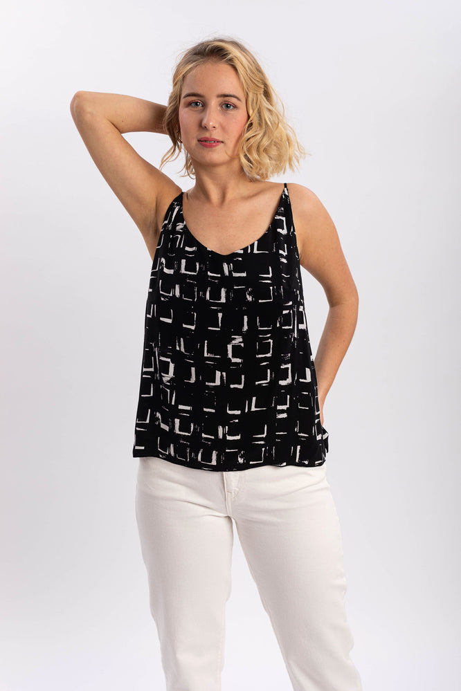 CARLA TOP CUBE BLACK - WE BANDITS