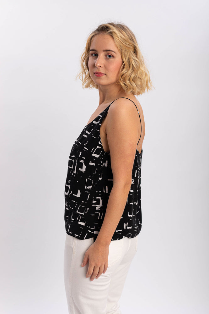 CARLA TOP CUBE BLACK - WE BANDITS