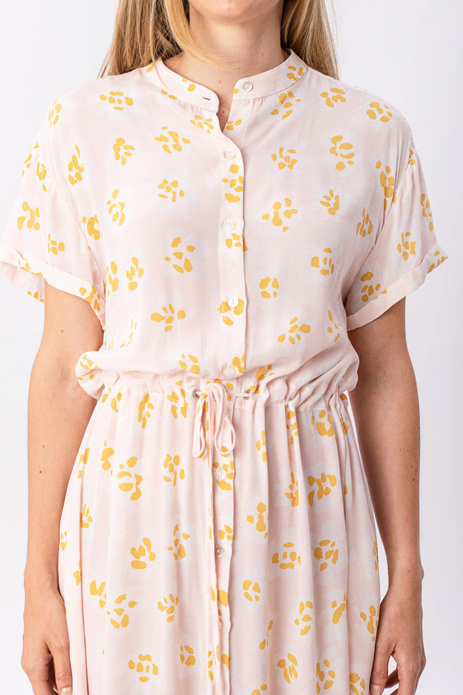 KIMMY DRESS FLOWER PUNCH SOFT PINK - WE BANDITS
