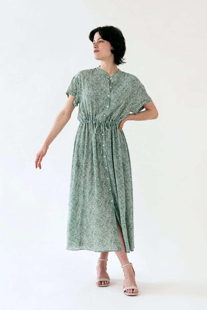 KIMMY DRESS MEADOW SAGE GREEN - WE BANDITS