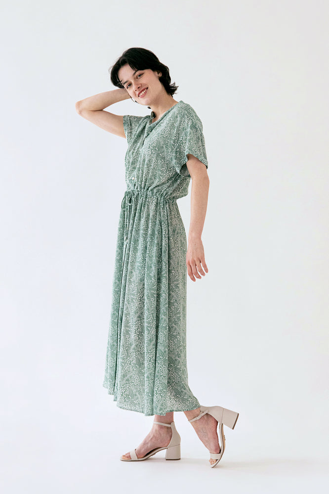 KIMMY DRESS MEADOW SAGE GREEN - WE BANDITS