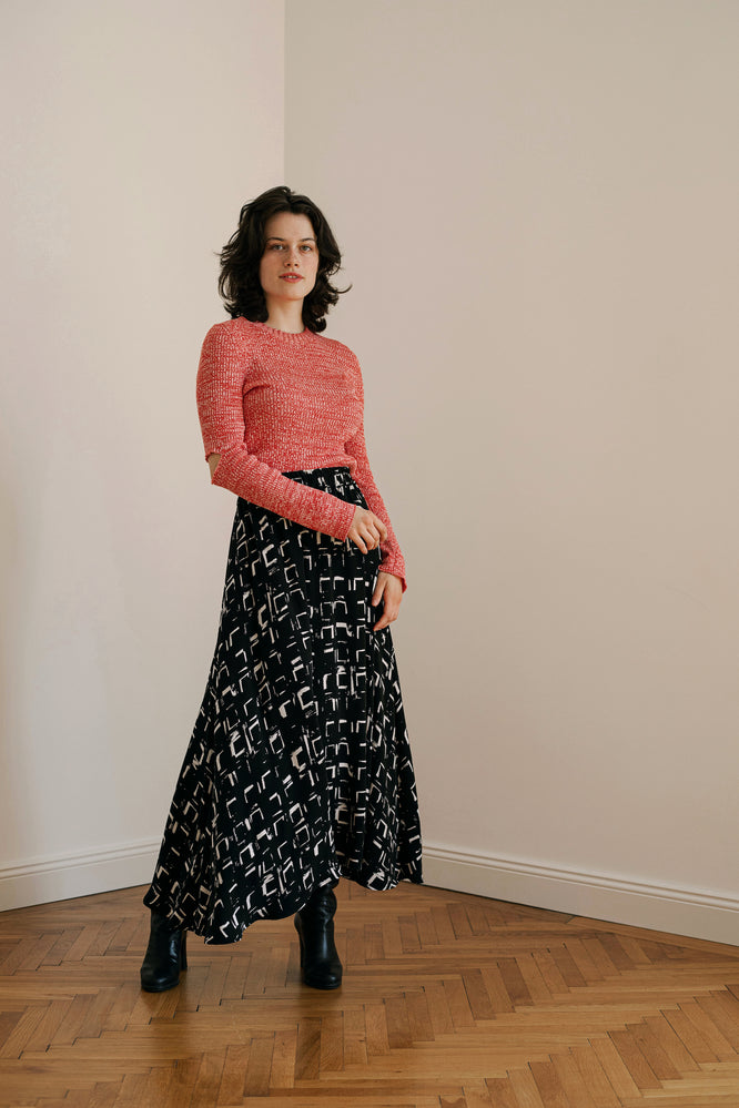 MARI SKIRT CUBE BLACK - WE BANDITS