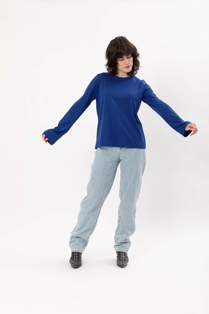 RAMI LONGSLEEVE ROYAL BLUE - WE BANDITS
