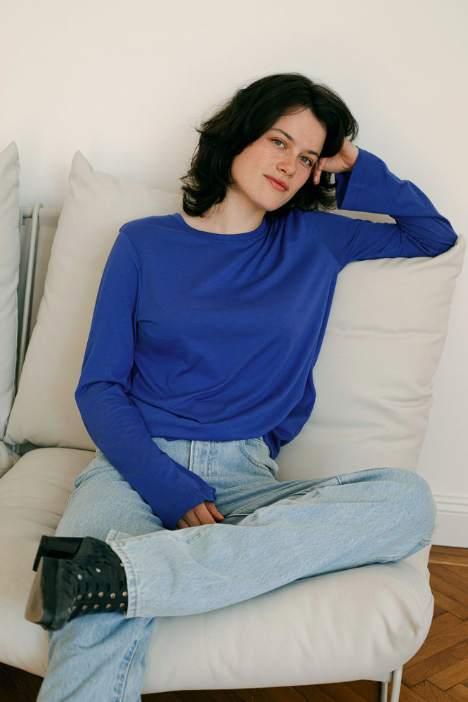 RAMI LONGSLEEVE ROYAL BLUE - WE BANDITS
