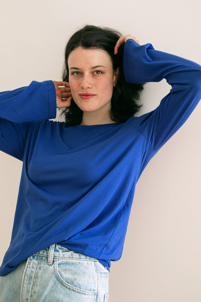 RAMI LONGSLEEVE ROYAL BLUE - WE BANDITS