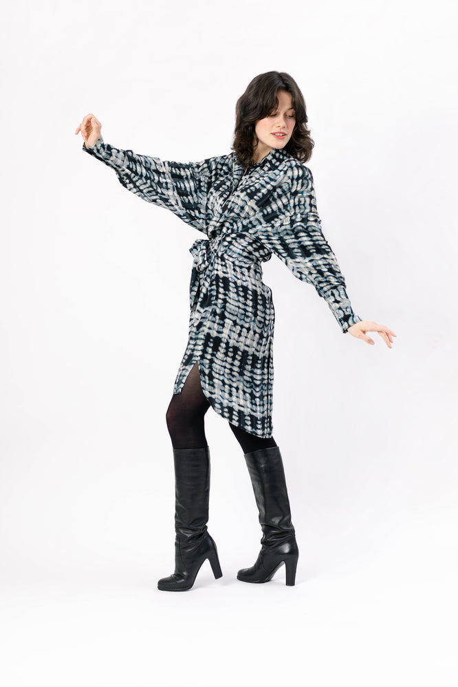 YELLA DRESS STALACTITE BLUE - WE BANDITS