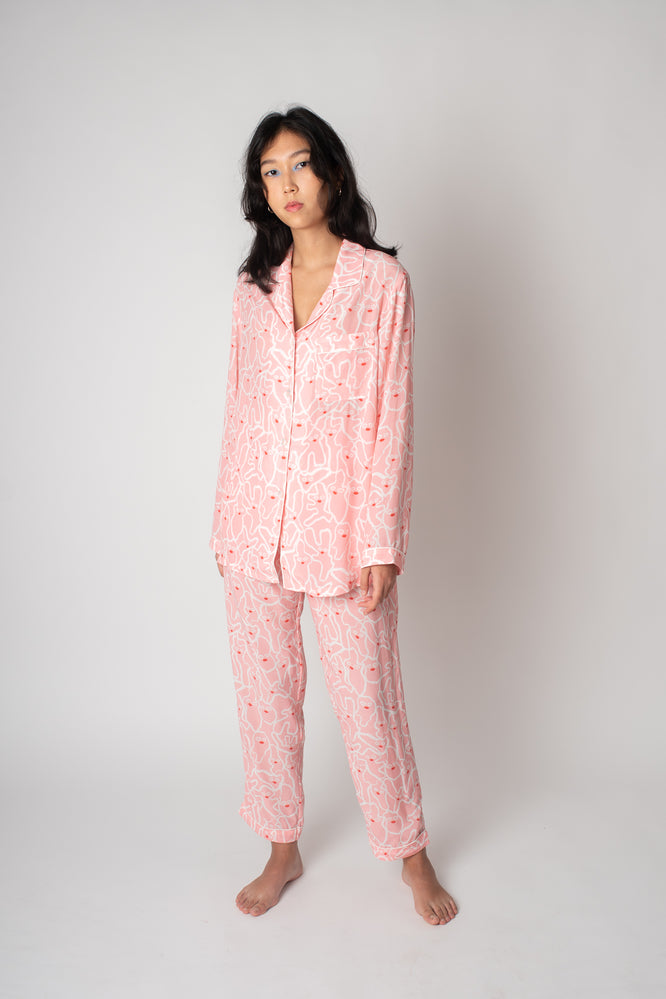 SELMA PYJAMA GINGER PINK SET - WE BANDITS