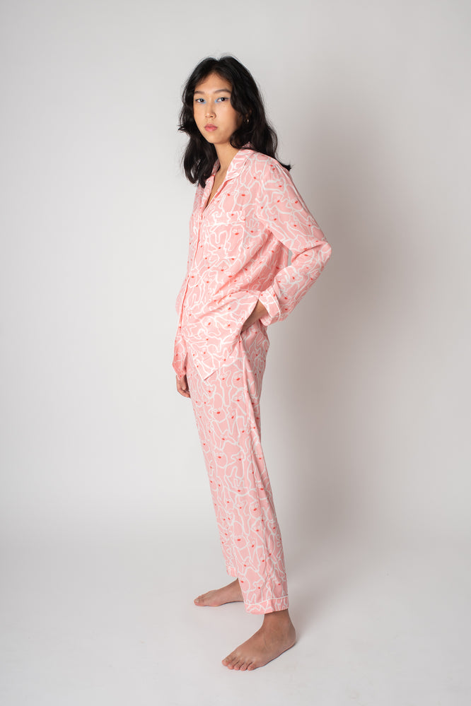 SELMA PYJAMA GINGER PINK SET - WE BANDITS
