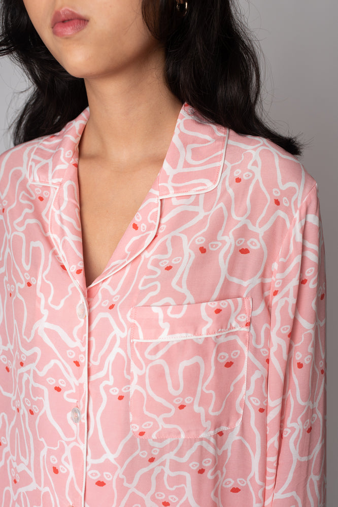 SELMA PYJAMA GINGER PINK SET - WE BANDITS