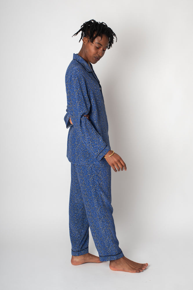 SELMA PYJAMA BLUE DOTS SET - WE BANDITS