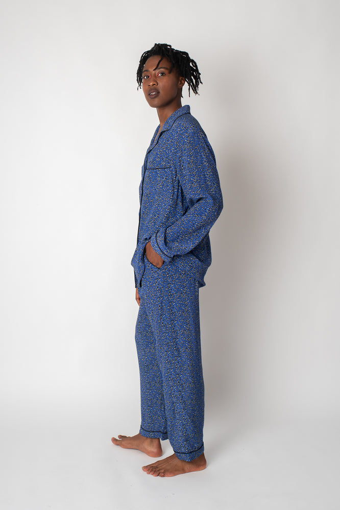SELMA PYJAMA BLUE DOTS SET - WE BANDITS