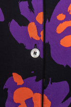 Laden Sie das Bild in den Galerie-Viewer, SELMA PYJAMA FLOWER PUNCH BLACK SET - WE BANDITS