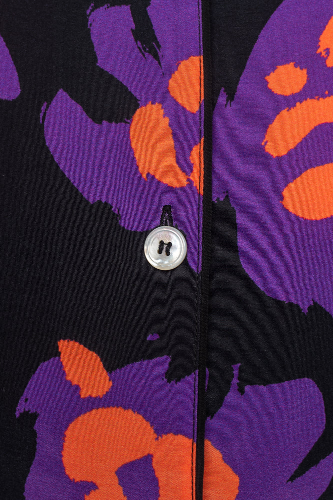 SELMA PYJAMA FLOWER PUNCH BLACK SET - WE BANDITS