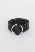 Laden Sie das Bild in den Galerie-Viewer, SIA LEATHER BELT BLACK/SILVER - WE BANDITS