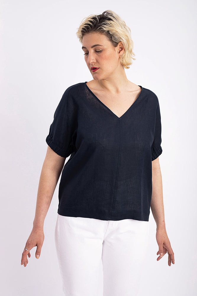 ALBA TOP MIDNIGHT BLUE - WE BANDITS