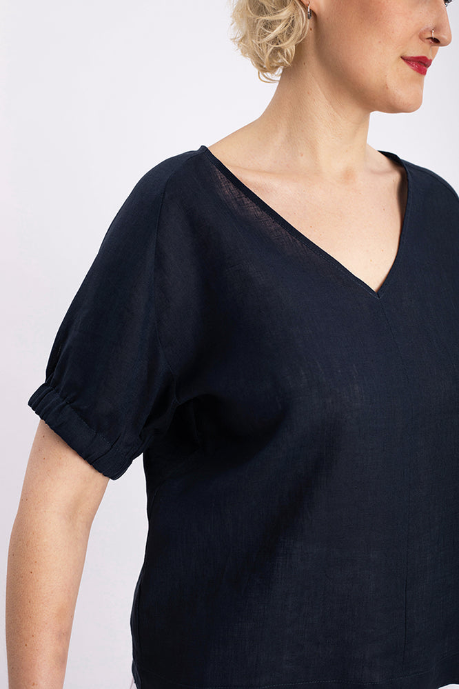 ALBA TOP MIDNIGHT BLUE - WE BANDITS