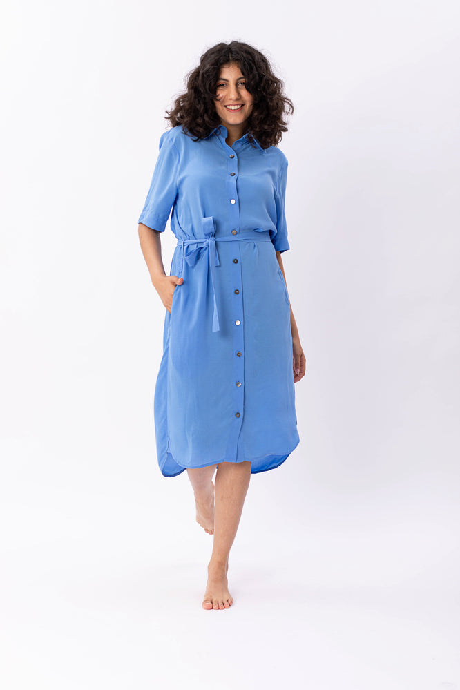 INGA DRESS APENNINE BLUE - WE BANDITS