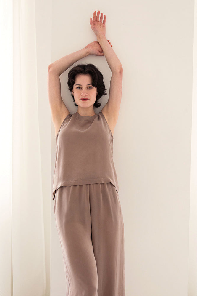 KASIA TOP COCOA BEIGE - WE BANDITS