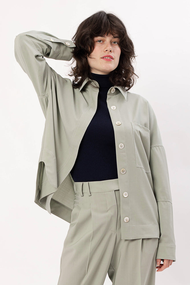 KOOL SHIRT PALE OLIVE - WE BANDITS