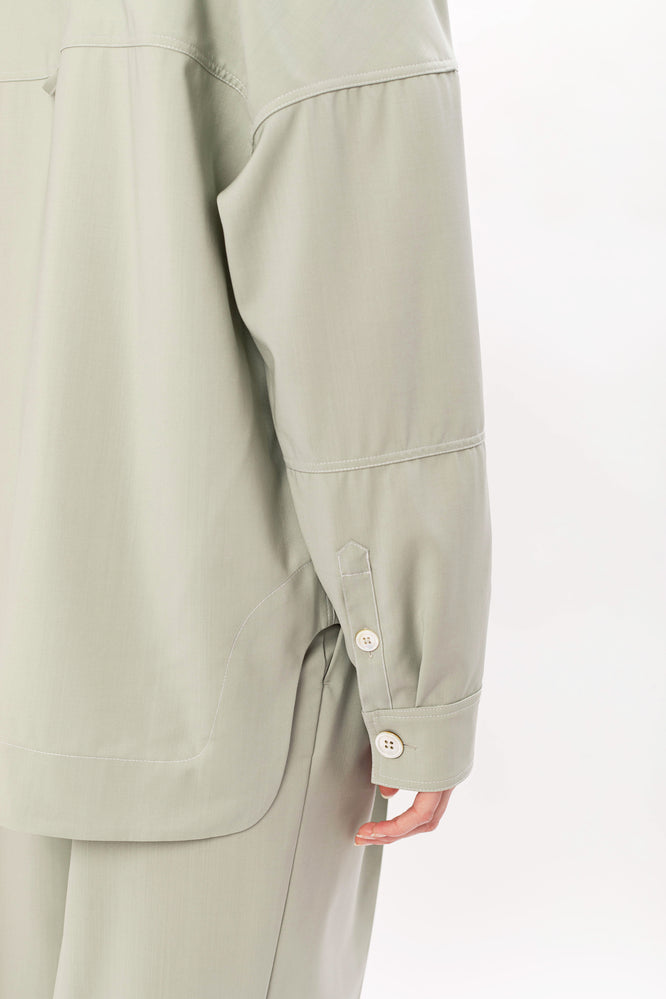 KOOL SHIRT PALE OLIVE - WE BANDITS
