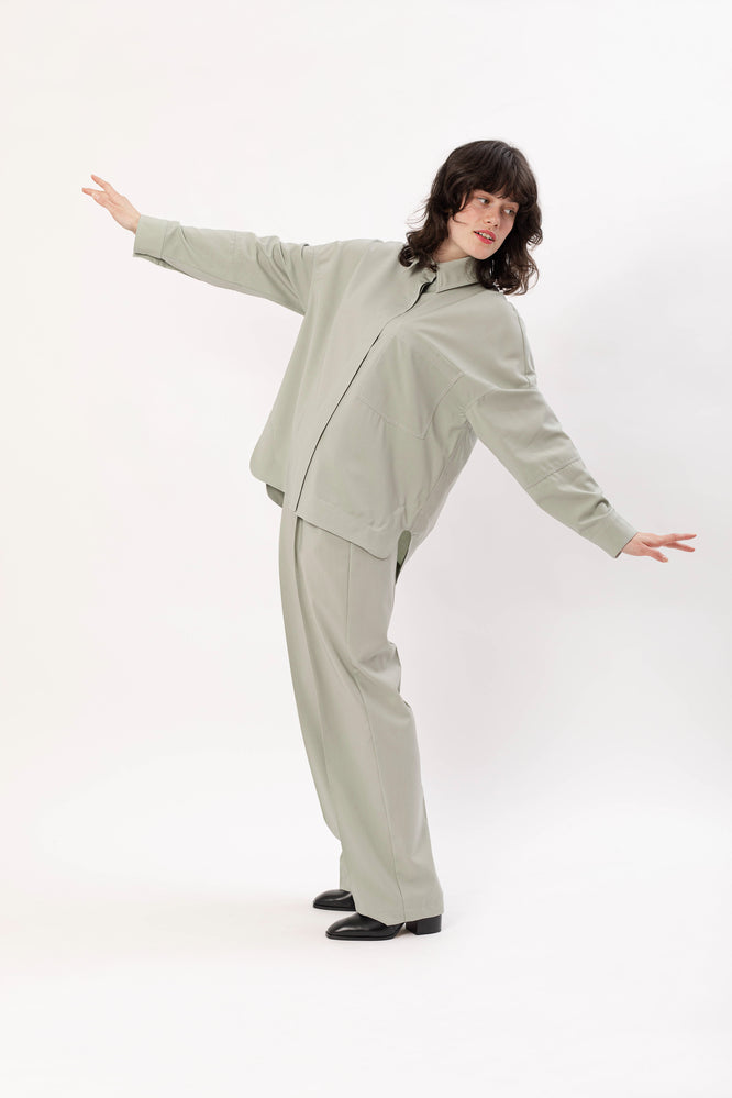 KOOL SHIRT PALE OLIVE - WE BANDITS