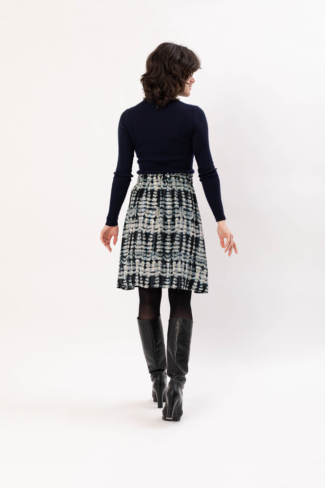 LARA SKIRT STALACTITE BLUE - WE BANDITS
