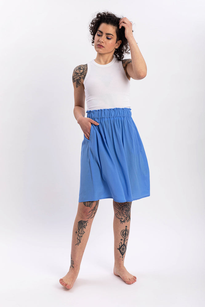 LARA SKIRT APENNINE BLUE - WE BANDITS