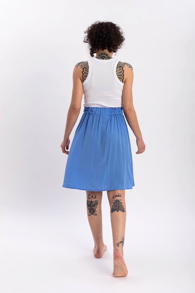 LARA SKIRT APENNINE BLUE - WE BANDITS