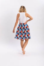Laden Sie das Bild in den Galerie-Viewer, LARA SKIRT BOTANICAL GARDEN BLUE  - WE BANDITS