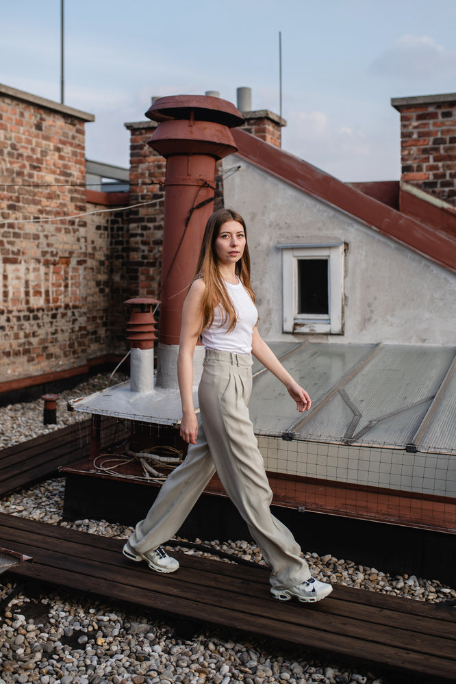 MARA PANTS ARTICHOKE GREEN - WE BANDITS