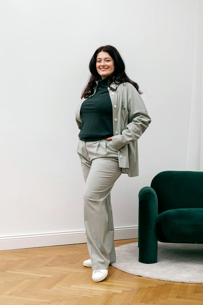 MARA PANTS PALE OLIVE - WE BANDITS