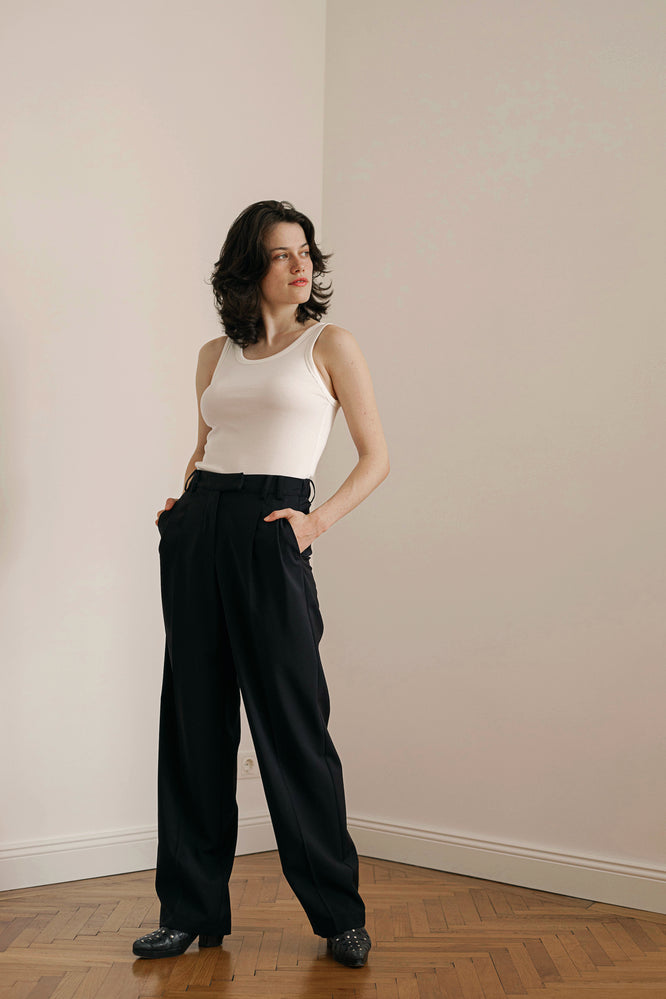 MARA PANTS MIDNIGHT BLUE - WE BANDITS