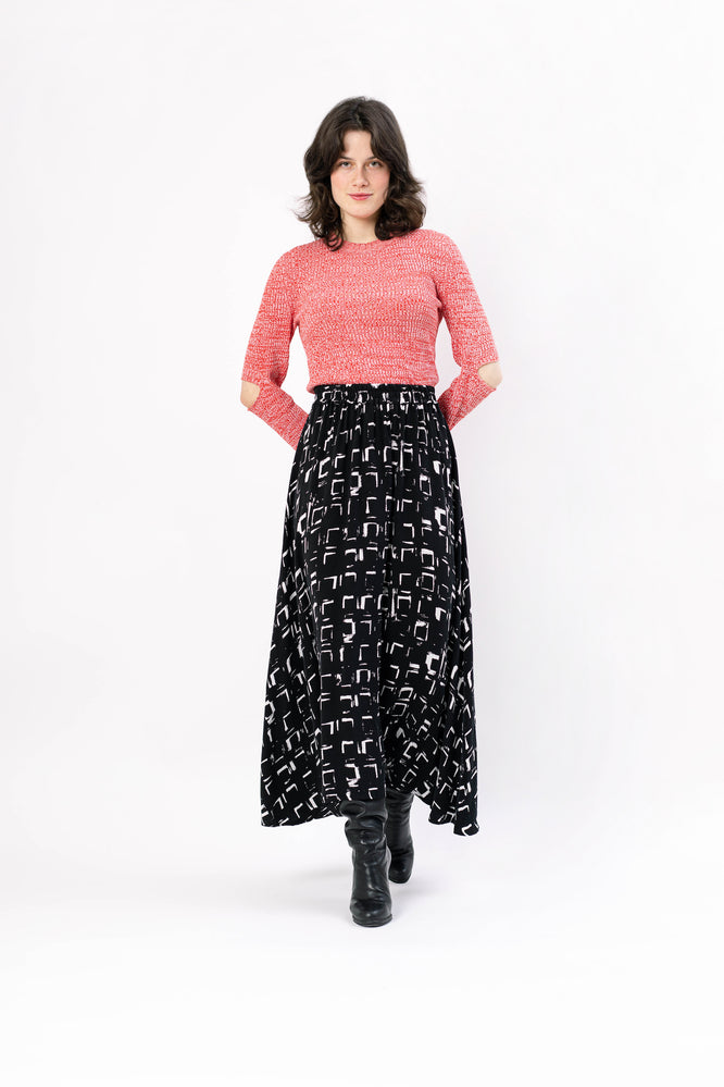 MARI SKIRT CUBE BLACK - WE BANDITS
