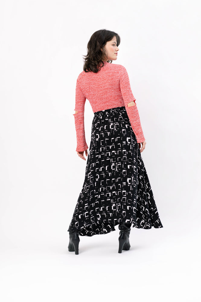 MARI SKIRT CUBE BLACK - WE BANDITS