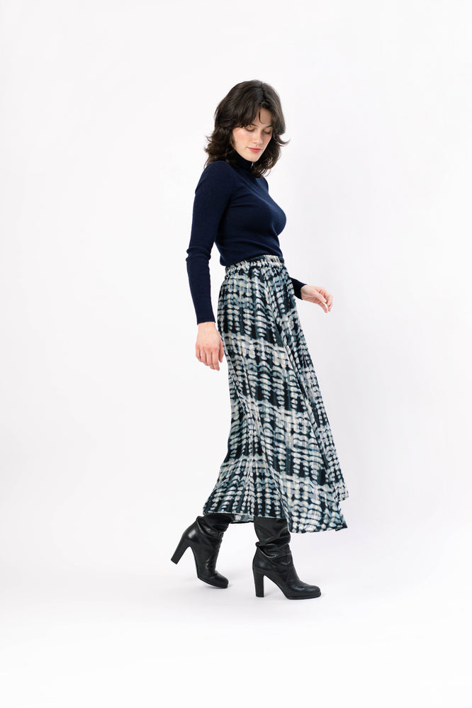 MARI SKIRT STALACTITE BLUE - WE BANDITS