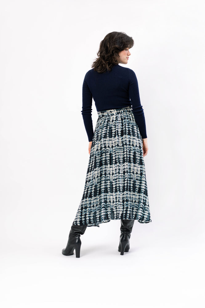 MARI SKIRT STALACTITE BLUE - WE BANDITS