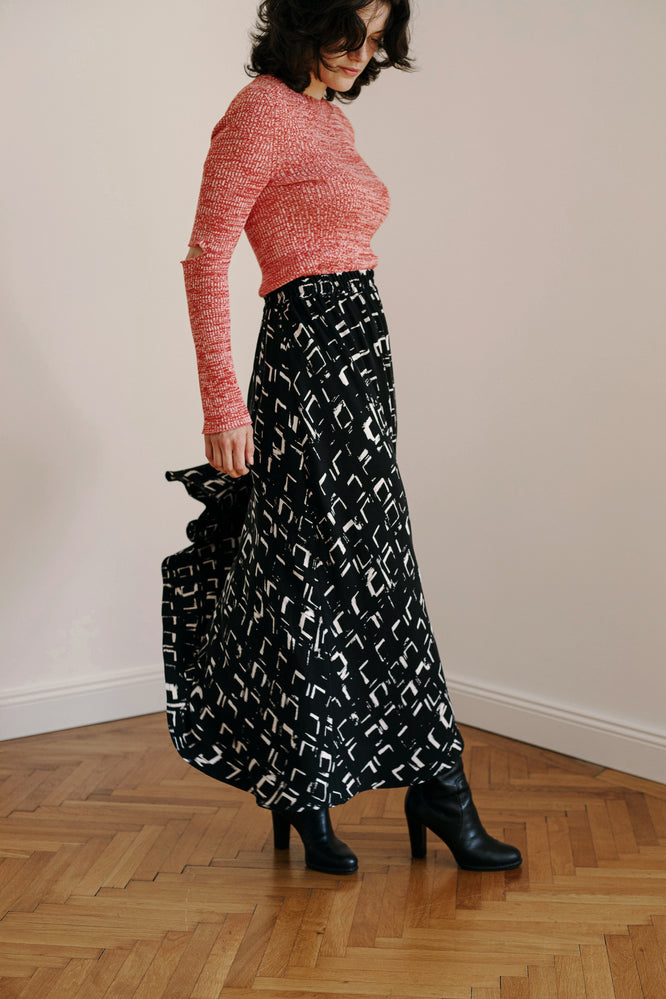 MARI SKIRT CUBE BLACK - WE BANDITS
