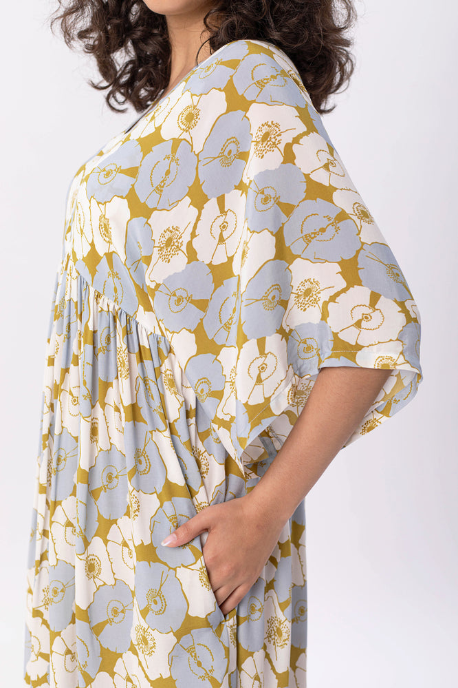 MINNA DRESS BOTANICAL GARDEN GREEN - WE BANDITS